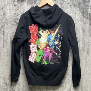 Yu Yu Hakusho Adult Small Hoodie 2003 FUNimation Fuji TV Anime Sweatshirt Black